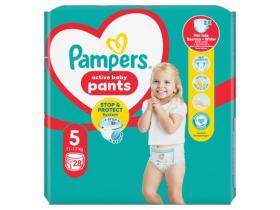 Pampers Active Baby Pants, vel. 5, 28 ks