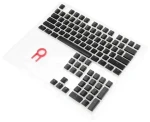 Redragon A130 PBT Doubleshot černá / kryty kláves / 104 ks / US (A130Black)
