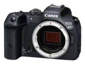 Canon EOS R7 / Fotoaparát / Tělo bez objektivu / APS-C CMOS / 4K video / Wi-Fi / Bluetooth (5137C003)