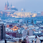 Nástěnný kalendář poznámkový 2027 Notique Praha, 30 x 30 cm