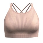Dámská merino podprsenka SMARTWOOL Women's Intraknit Strappy Bra, Pink Sugar Heather velikost: S