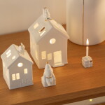 Räder Porcelánový svícen Gift, bílá barva, porcelán