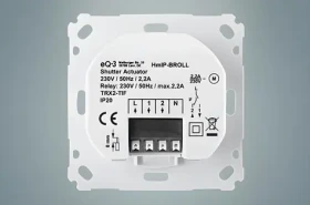 Homematic IP Pohon rolet pro značkové spínače / Pohon rolet / rádiový / dosah 220 m / IP20 (151322A0)