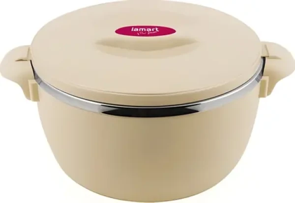 LAMART Termohrnec LT6038 béžová / 4 l / O 24 cm / nerez vložka / PUR izolace (LT-6038)