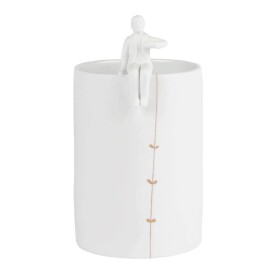 Räder Porcelánová váza Gardener, bílá barva, porcelán