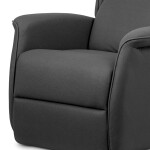 TV křeslo "ušák" + elektrické polohování, 2 motory 230 V / 29 V, potah šedá látk