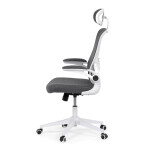 Kancelářská židle, houpací mechanismus, šedá síťovina, KA-Q843 GREY
