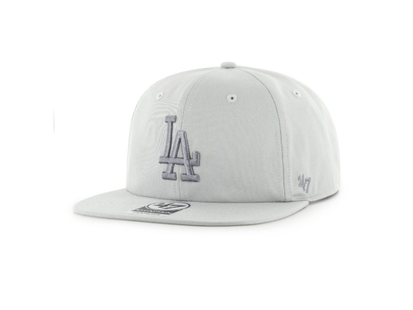 47 Brand Pánská kšiltovka Los Angeles Dodgers MLB Linscott ’47 CAPTAIN RL Grey