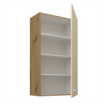 Horní skříňka Artisan 60 G-108 1F Barva korpusu: Dub artisan, Barva dvířek: Bílý lesk