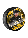 Inglasco / Sherwood Puk Boston Bruins NHL Brad Marchand Captain Collection