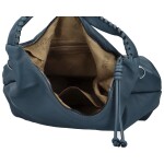 Stylová dámská koženková kabelka Tifania, džínově modrá