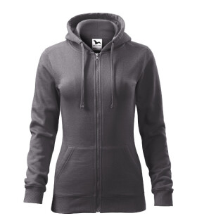 Trendy Zipper mikina dámská ocelově šedá M
