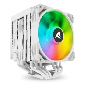 Sharkoon A60 RGB bílá / 2x 120mm / 260W TDP / 1800 RPM @30 dB / RGB / AMD + Intel (4044951042067)