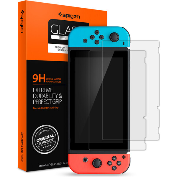 Spigen Glas.tR Slim 2 pack ochranné sklo pro Nintendo Switch (R01GL21523)