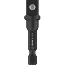 BOSCH 2608522563 / Adaptér pro nástrčné hlavice s kuličkou / 1/4" šestihran na 3/8" čtyřhran / 50mm (2608522563)