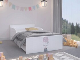 DumDekorace Úchvatná dětská postel 180 x 90 cm s roztomilým zvířátkem GLOPUFI180-NICEANIMALS