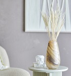 Bloomingville Skleněná váza Algar Brown, hnědá barva, sklo