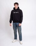 Carhartt WIP Hooded Carhartt Sweat Black/White L
