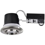 Paulmann 92907 Whirl LED vestavné svítidlo, LED, pevně vestavěné LED, 4.9 W, hliník (kartáčovaný), saténová, sada 3 ks