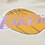 Mitchell & Ness Pánská mikina Los Angeles Lakers NBA Slammin Hoodie Oatmeal Heather Velikost: S