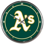 Hodiny Oakland Athletics MLB Athletics Chrome