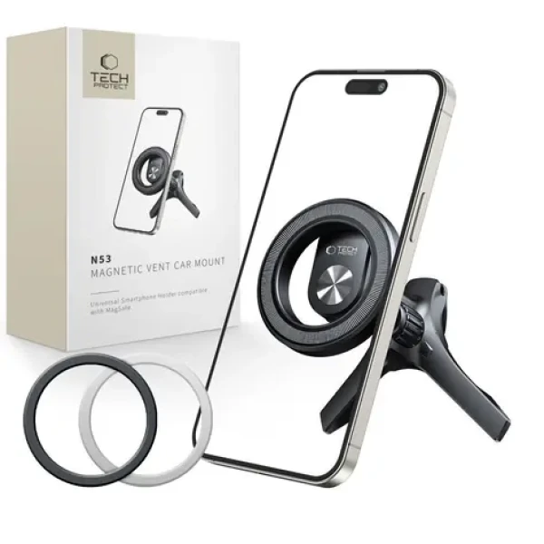 Tech-Protect N53 černá / Držák do auta / Do ventilační mřížky / MagSafe