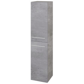 Dřevojas - Vysoká skříň DOS SVD2 35 - D01 Beton / Úchytka T02 / D01 Beton / Levé 62807B