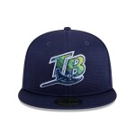 New Era Pánská kšiltovka Tampa Bay Rays MLB 2025 Batting Practice 59FIFTY Fitted Velikost: 7 1/8