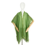 Art of Polo Poncho sz23181-7 Lime UNI