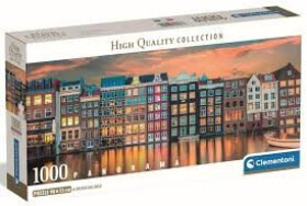 Puzzle Panorama: Zářivý Amsterdam 1000 dílků
