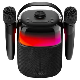 SENCOR SSS 3450K černá / reproduktor s bezdrátovými mikrofony / 35W / 8000mAh / Bluetooth 5.3 / USB-C / IPX5 (8590669366583)