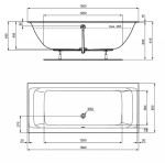 IDEAL STANDARD - Connect Air Vana 180x80 cm, matná bílá R0296V1