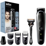 Philips OneBlade QP2721-20 / hybridní zastřihovač a holicí strojek / na obličej / 45 min provoz / mokré a suché holení (QP2721/20)