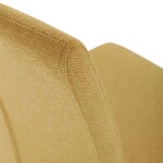 Jídelní židle, žlutá, látka, DCL-E2008 YEL2