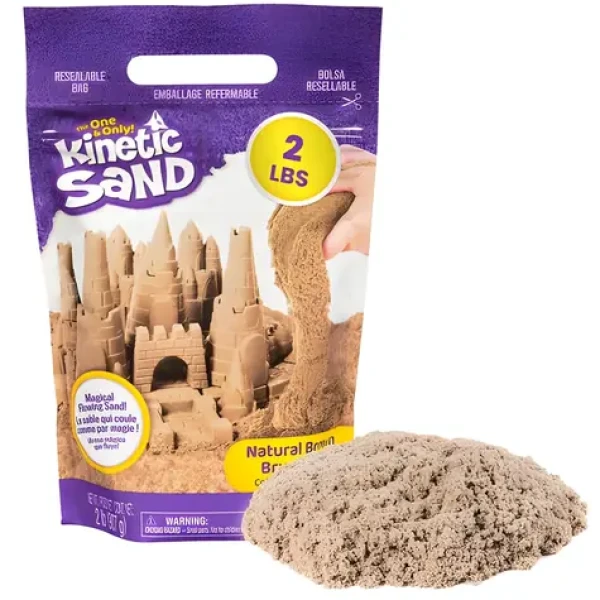 SPIN MASTER Kinetic Sand hnědý písek 0,9 kg