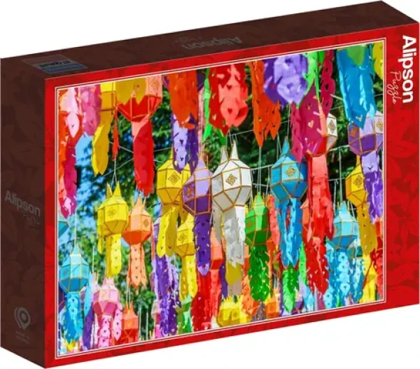 ALIPSON Puzzle Barevné lucerny