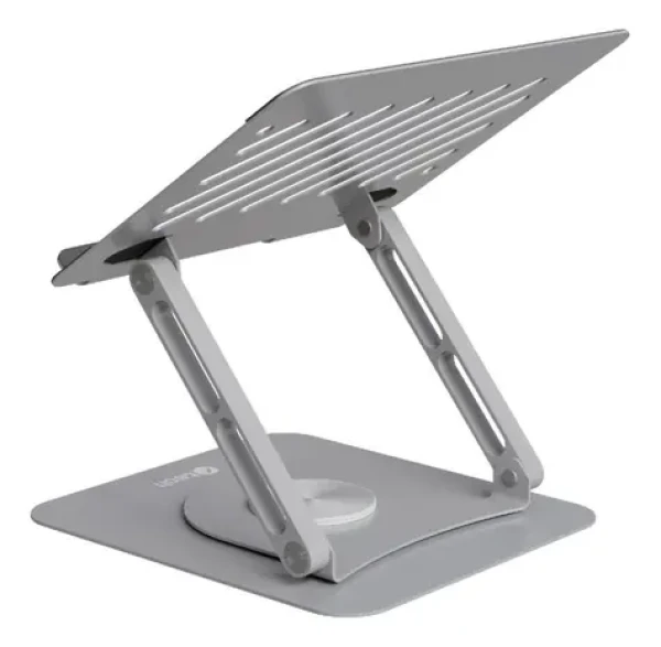 C-TECH Quallis NTS-200 / Stojan na notebook / do 15,6" / 360° rotace / nastavitelná výška / hliník (NTS-200)