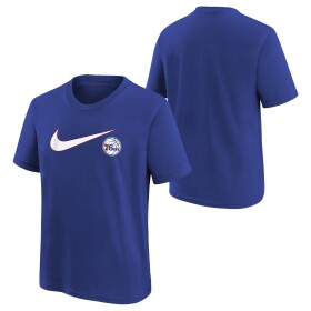 Nike Dětské tričko Philadelphia 76ers NBA Swoosh Logo T-Shirt Modrá (YOUTH)