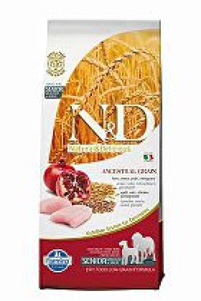 N&D LG DOG Senior M/L Chicken&Pomegr 12kg