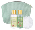 Koupelová sada Winter Spa v kosmetické taštičce Zimní ovoce 2x150ml + 15g