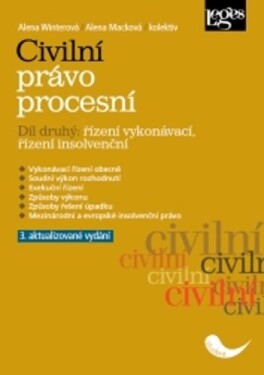 Civilní právo procesní Řízení vykonávací, Řízení insolvenční,