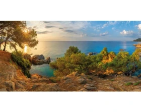 Obraz na plátně Pohled na moře, 100x50 cm