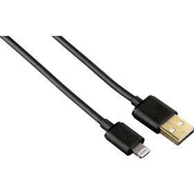 Hama Apple iPad/iPhone/iPod kabel [1x USB 2.0 zástrčka A - 1x dokovací zástrčka Apple Lightning] 1.50 m černá