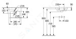 VILLEROY & BOCH - Subway 3.0 Umývátko nábytkové 370x305 mm, bez přepadu, otvor pro baterii, CeramicPlus, alpská bílá 437038R1