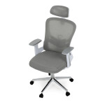 Kancelářská židle, houpací mechanismus, šedá, KA-K2031 GREY