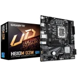 Gigabyte H610M D3W / H610M / LGA 1700 / 2x DDR5 / 4x SATA III / 1x M.2 / 1x GLAN / mATX (H610M D3W)