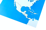 Moyo Montessori Moyo Montessori Kontrolní mapa - Severní Amerika Nová - bez popisků