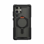 Urban Armor Gear Plasma XTE Kickstand zadní kryt na mobil Samsung Galaxy S24 černá, oranžová stojící, Kompatibilní s Mag