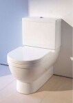 DURAVIT - Starck 3 WC mísa kombi Big Toilet, s WonderGliss, bílá 21040900001