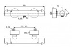 IDEAL STANDARD - CeraTherm Termostatická sprchová baterie, chrom A7587AA